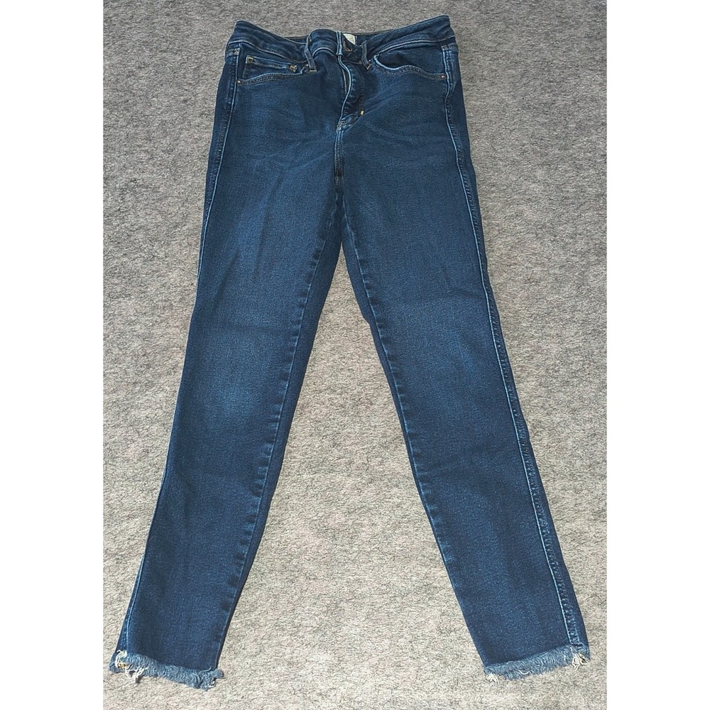 We The Free Women's Straight Leg Jeans - Dark Blue Skinny Jeans
